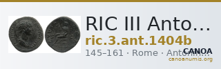 RIC III Antoninus Pius 1404b — CANOA