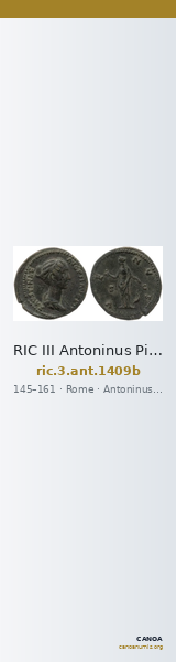 RIC III Antoninus Pius 1409b — CANOA