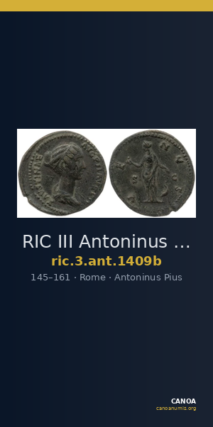RIC III Antoninus Pius 1409b — CANOA