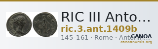 RIC III Antoninus Pius 1409b — CANOA