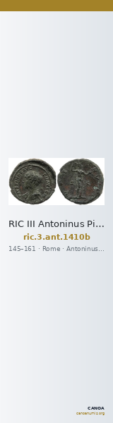RIC III Antoninus Pius 1410b — CANOA