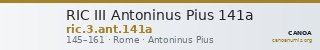 RIC III Antoninus Pius 141a — CANOA