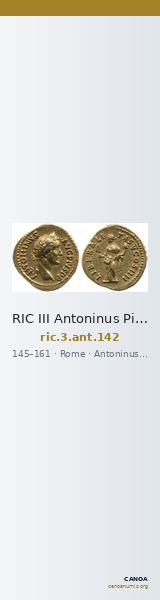 RIC III Antoninus Pius 142 — CANOA