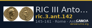 RIC III Antoninus Pius 142 — CANOA