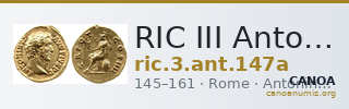 RIC III Antoninus Pius 147a — CANOA