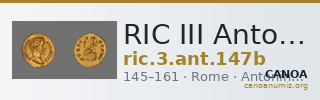 RIC III Antoninus Pius 147b — CANOA
