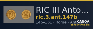 RIC III Antoninus Pius 147b — CANOA