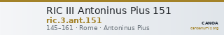 RIC III Antoninus Pius 151 — CANOA