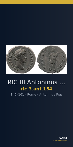 RIC III Antoninus Pius 154 — CANOA