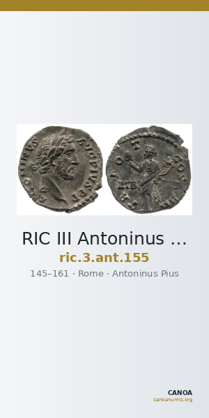 RIC III Antoninus Pius 155 — CANOA