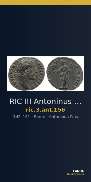 RIC III Antoninus Pius 156 — CANOA