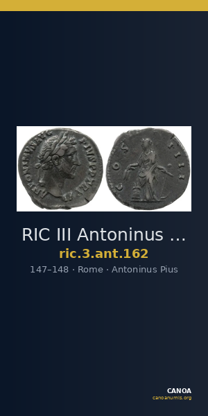RIC III Antoninus Pius 162 — CANOA