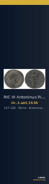 RIC III Antoninus Pius 163A — CANOA