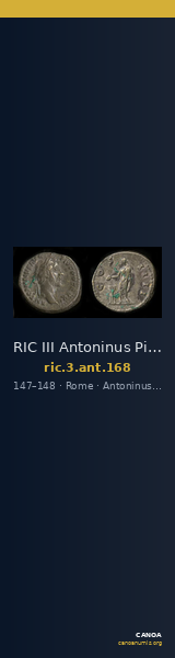 RIC III Antoninus Pius 168 — CANOA