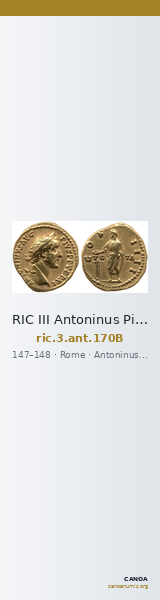 RIC III Antoninus Pius 170B — CANOA