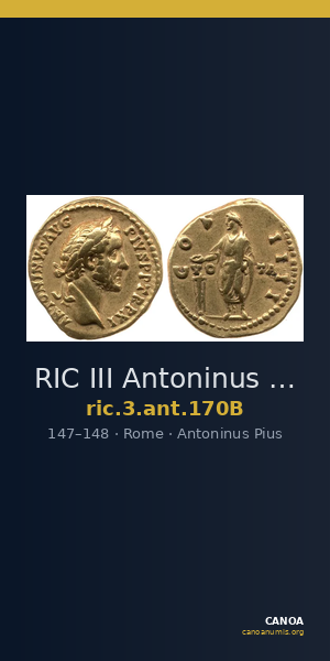 RIC III Antoninus Pius 170B — CANOA