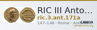 RIC III Antoninus Pius 171a — CANOA