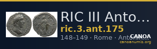 RIC III Antoninus Pius 175 — CANOA