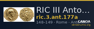 RIC III Antoninus Pius 177a — CANOA