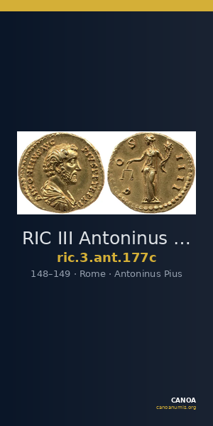 RIC III Antoninus Pius 177c — CANOA