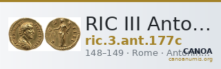 RIC III Antoninus Pius 177c — CANOA