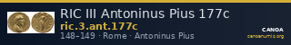 RIC III Antoninus Pius 177c — CANOA