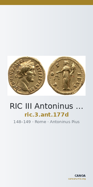 RIC III Antoninus Pius 177d — CANOA