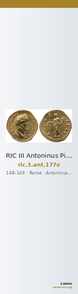 RIC III Antoninus Pius 177e — CANOA