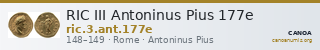 RIC III Antoninus Pius 177e — CANOA