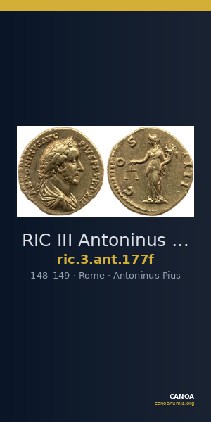 RIC III Antoninus Pius 177f — CANOA