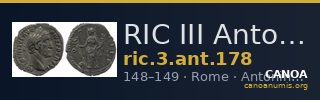 RIC III Antoninus Pius 178 — CANOA