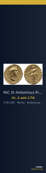 RIC III Antoninus Pius 17A — CANOA