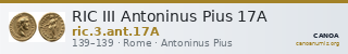 RIC III Antoninus Pius 17A — CANOA
