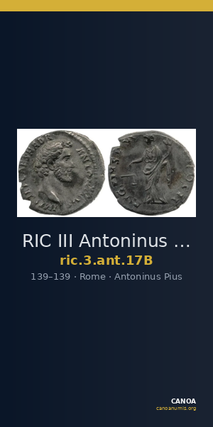 RIC III Antoninus Pius 17B — CANOA