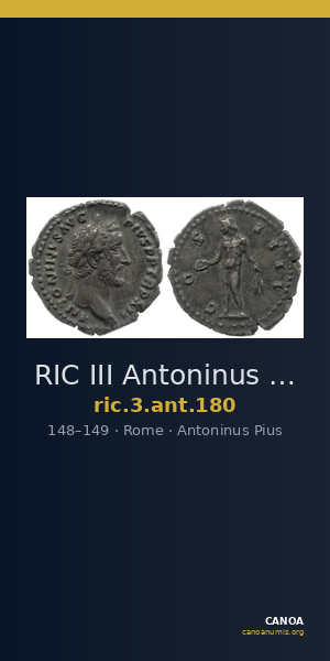 RIC III Antoninus Pius 180 — CANOA