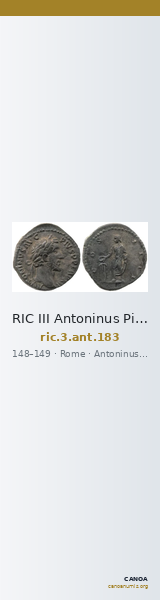 RIC III Antoninus Pius 183 — CANOA