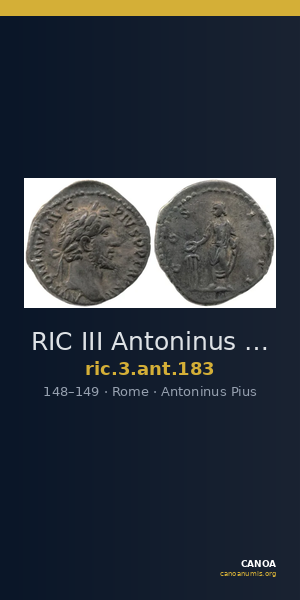 RIC III Antoninus Pius 183 — CANOA