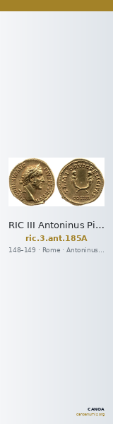RIC III Antoninus Pius 185A — CANOA