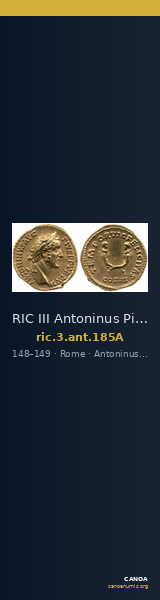 RIC III Antoninus Pius 185A — CANOA