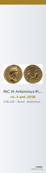 RIC III Antoninus Pius 185B — CANOA