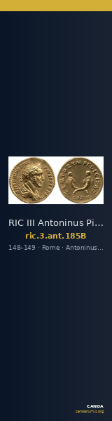 RIC III Antoninus Pius 185B — CANOA