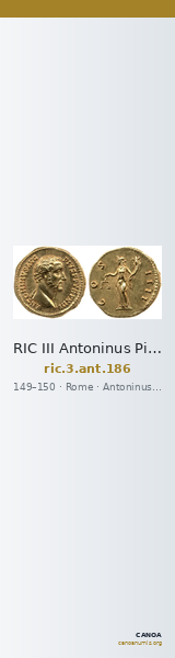 RIC III Antoninus Pius 186 — CANOA