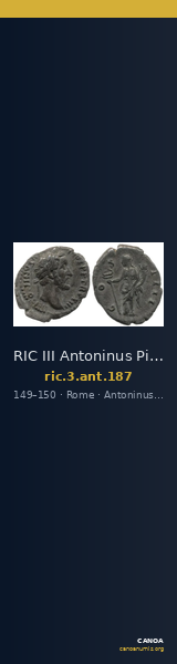 RIC III Antoninus Pius 187 — CANOA
