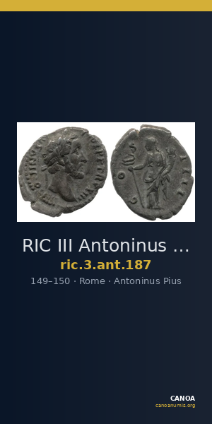 RIC III Antoninus Pius 187 — CANOA