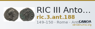 RIC III Antoninus Pius 188 — CANOA
