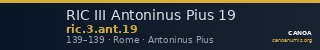 RIC III Antoninus Pius 19 — CANOA