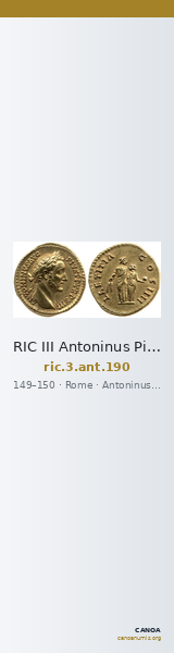 RIC III Antoninus Pius 190 — CANOA