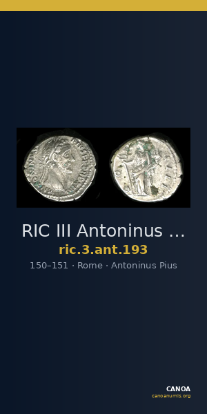 RIC III Antoninus Pius 193 — CANOA