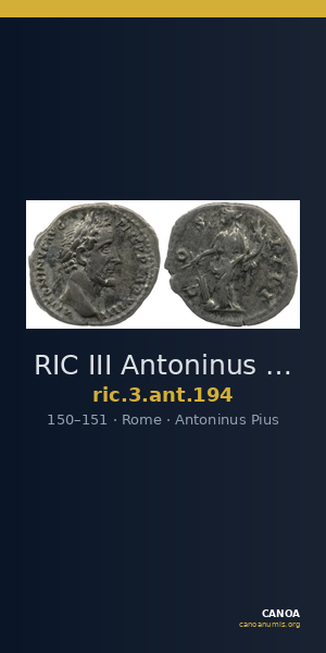 RIC III Antoninus Pius 194 — CANOA