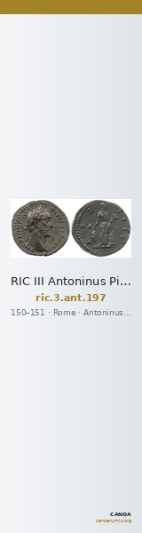 RIC III Antoninus Pius 197 — CANOA